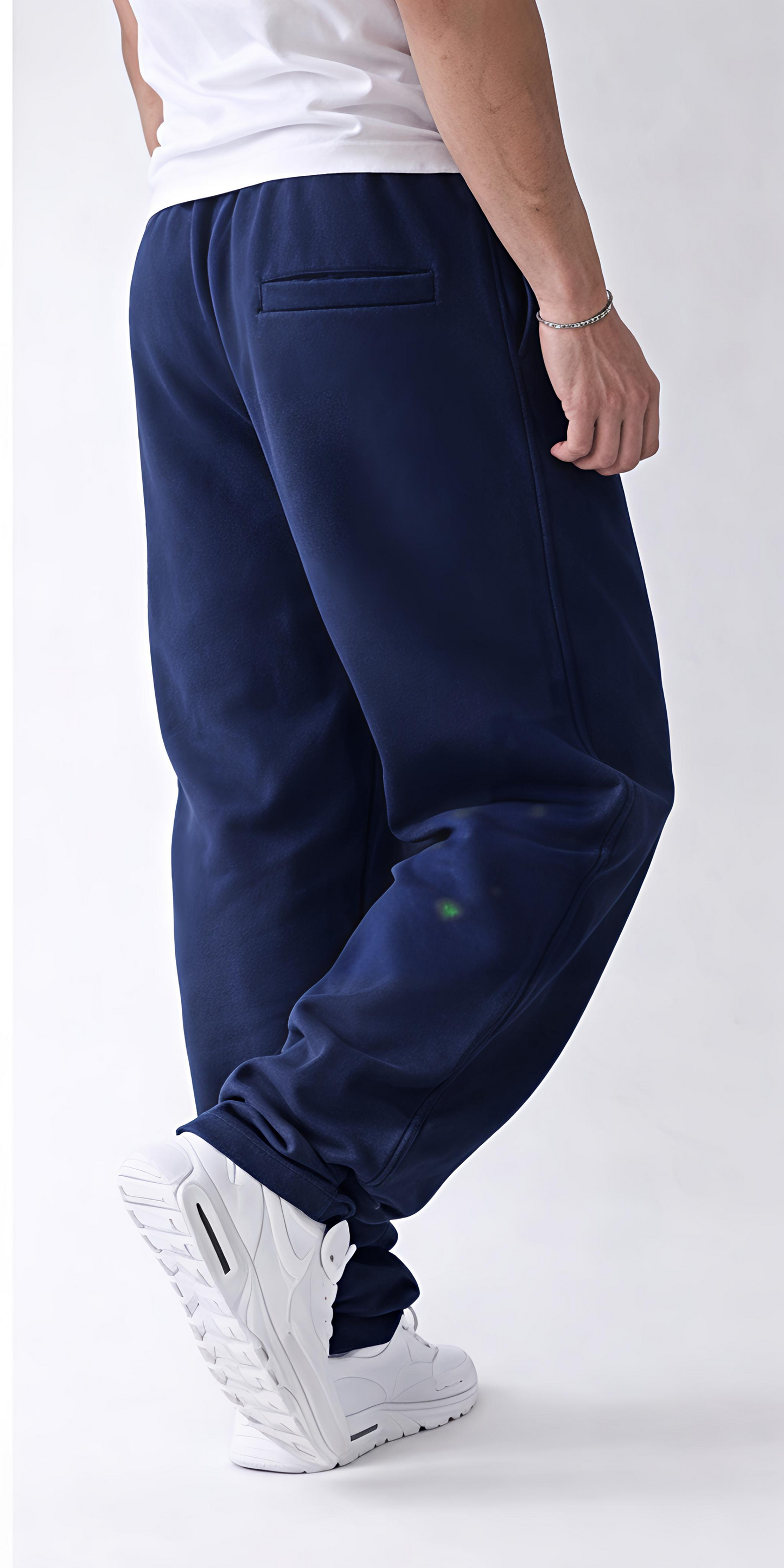 Polo Navy Blue Track Joggers –  Relaxed Fit